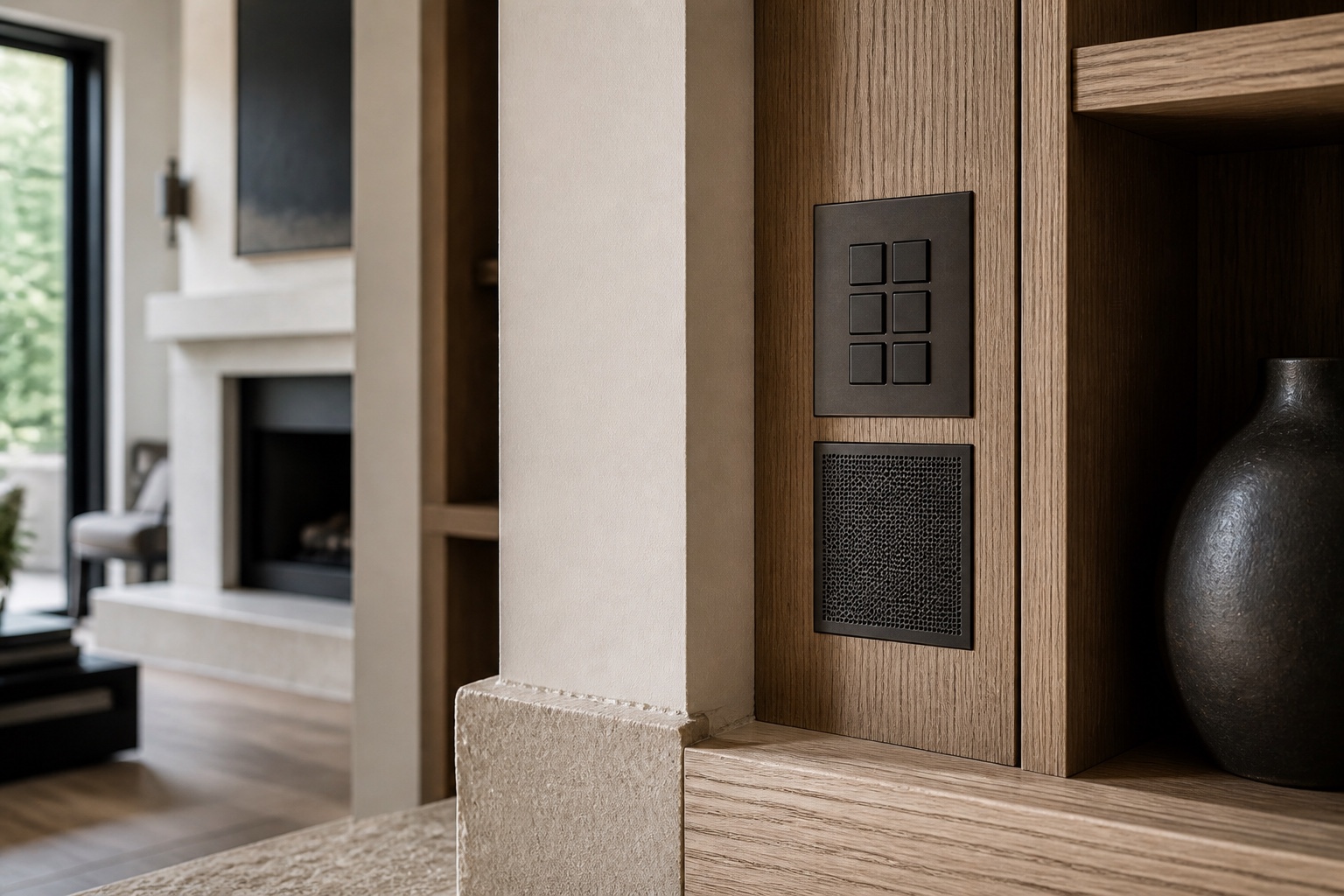 Installation during a luxury residential build