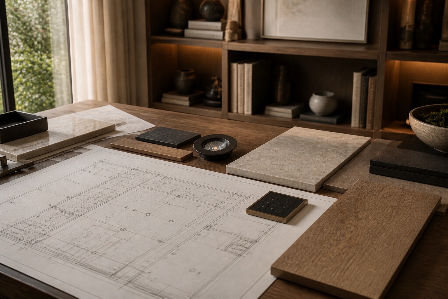 Design phase of a luxury residential technology project